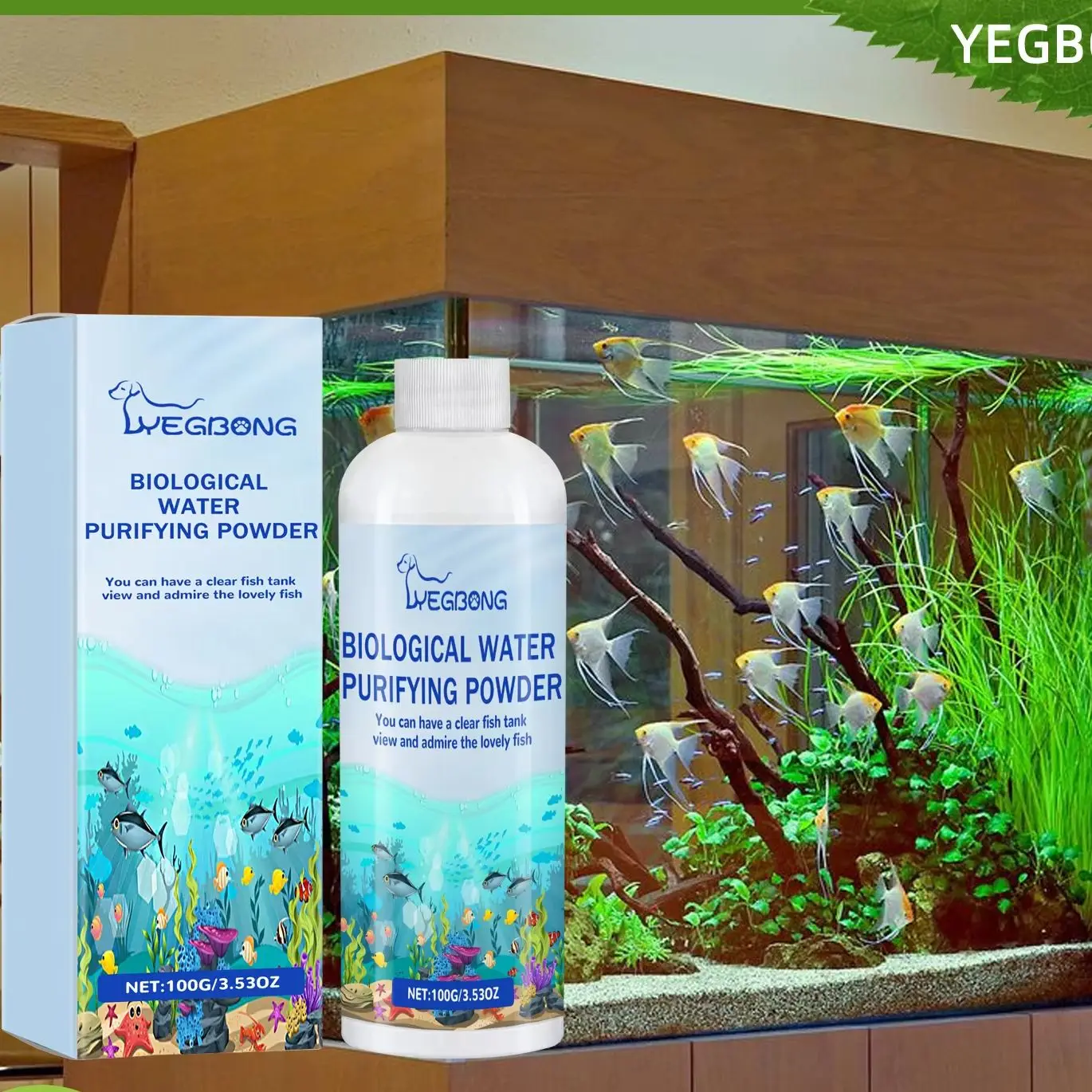 Planted Aquarium Algae Control - مسحوق التحكم في طحالب حوض السمك
