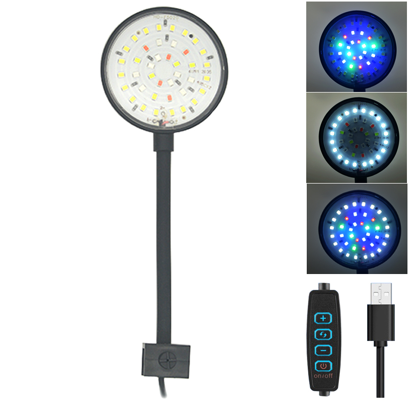 Aquarium Plant Light Spectrum - USB حوض السمك LED مصباح خزان