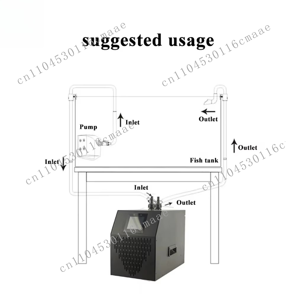 Planted Aquarium Water Temperature - YS 35L-500L مبرد مياه حوض السمك