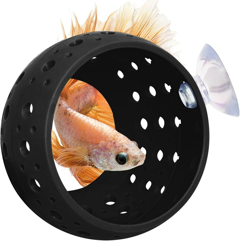 Aquarium Plant Rings - نفق إخفاء على شكل مصباح لأسماك