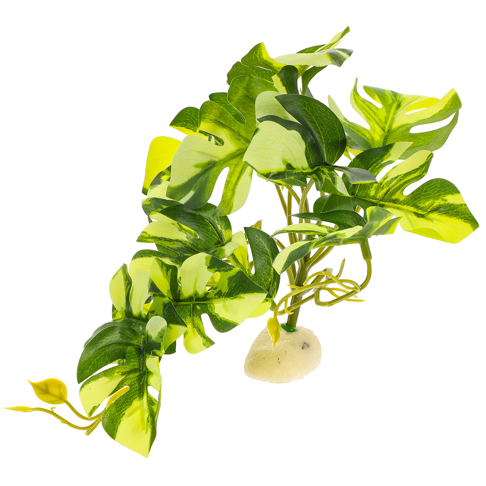 Aquarium For Planted Tank - نبات اصطناعي واقعي من الراتنج لتزيين