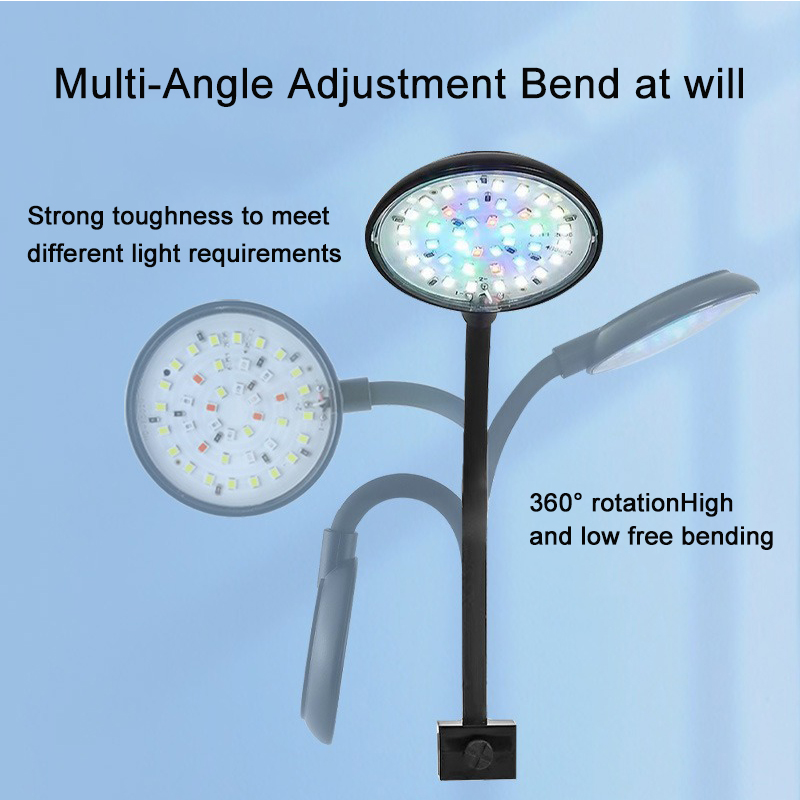 USB حوض السمك LED مصباح خزان ا - مراجعة Aquarium Plant Light Spectrum وسعره