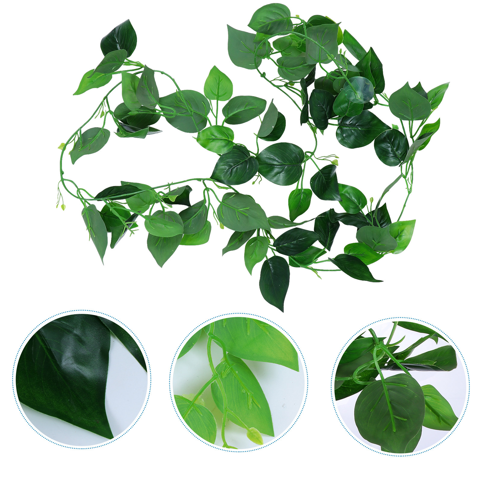نباتات صناعية معلقة بأوراق محا - مراجعة Aquarium Plant Vine وسعره