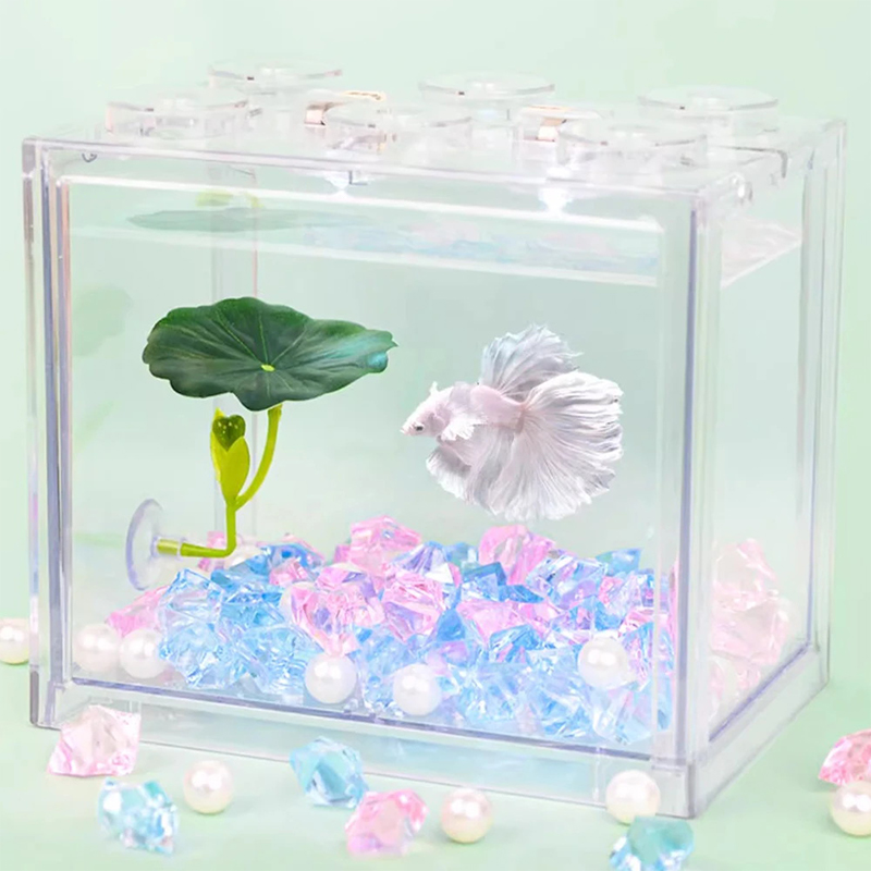 1 قطعة أرجوحة أوراق خضراء لسمك - مراجعة Planted Aquarium Betta وسعره