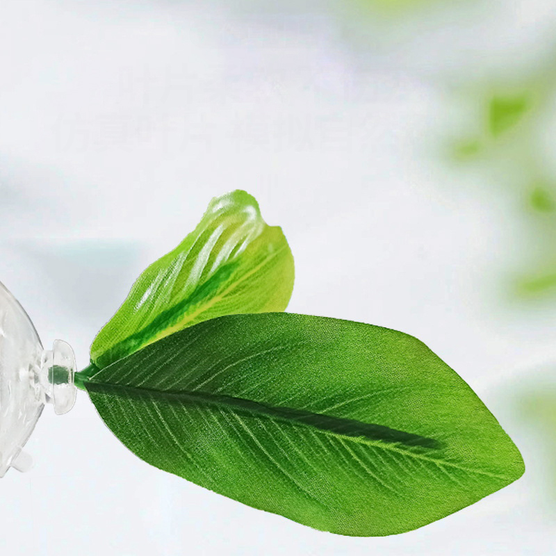 1 قطعة أرجوحة أوراق خضراء لسمك - مراجعة Planted Aquarium Betta وسعره