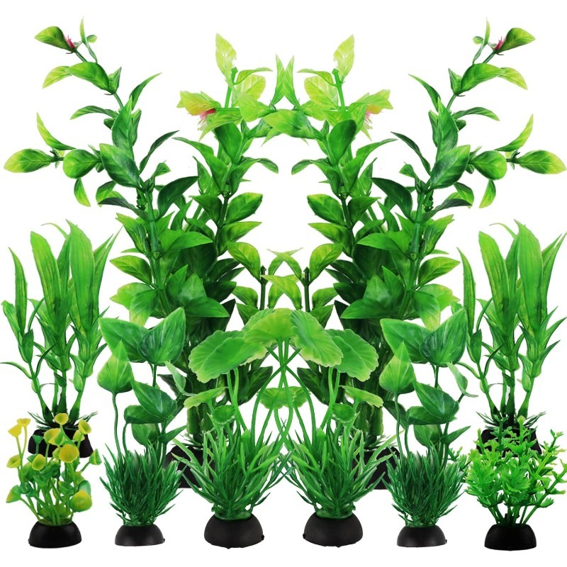 مجموعة من 10 قطع نباتات اصطناع - مراجعة Aquarium Plant Vine وسعره