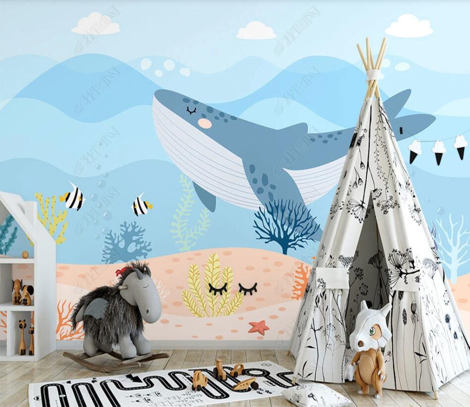 ورق جدران مخصص برسومات كرتونية - مراجعة Planted Aquarium Wallpaper وسعره