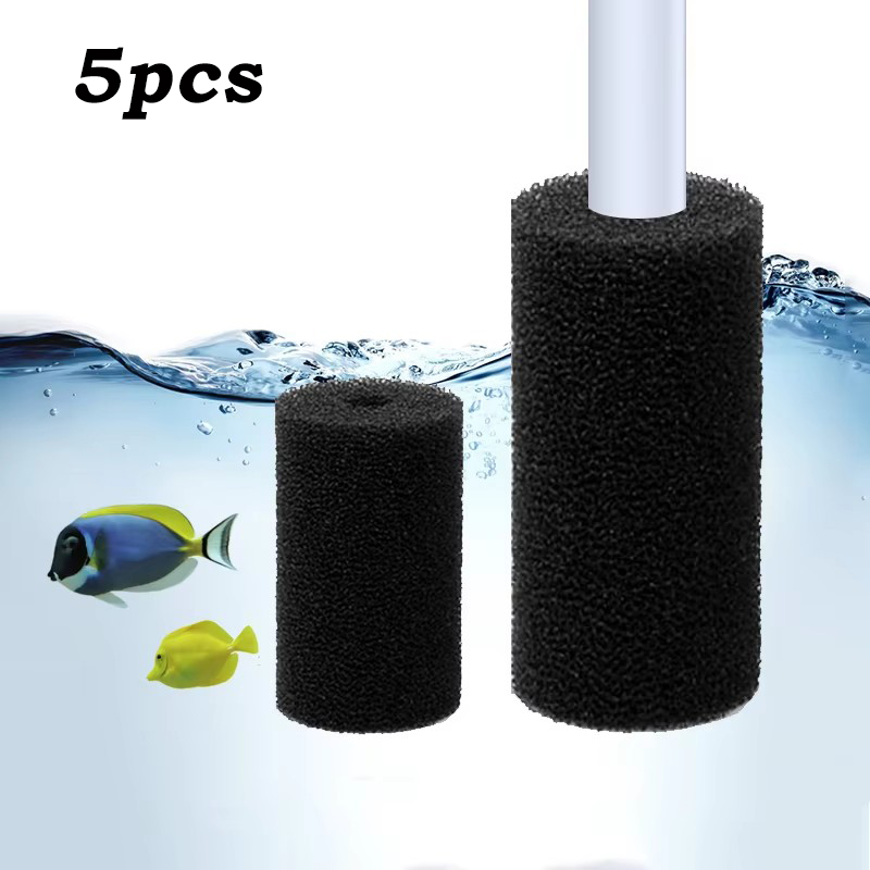 5 عبوات من إسفنجة الفلتر المسب - مراجعة Aquarium Planted Filter وسعره