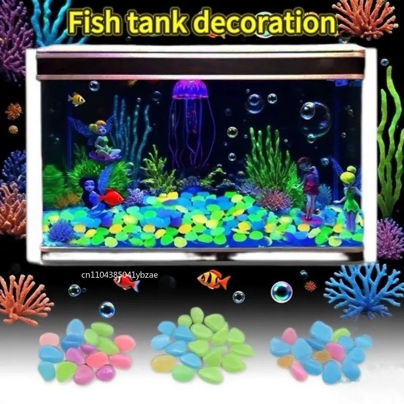 100-800 قطعة يتوهج في الحصى ال - مراجعة Aquarium Plants وسعره