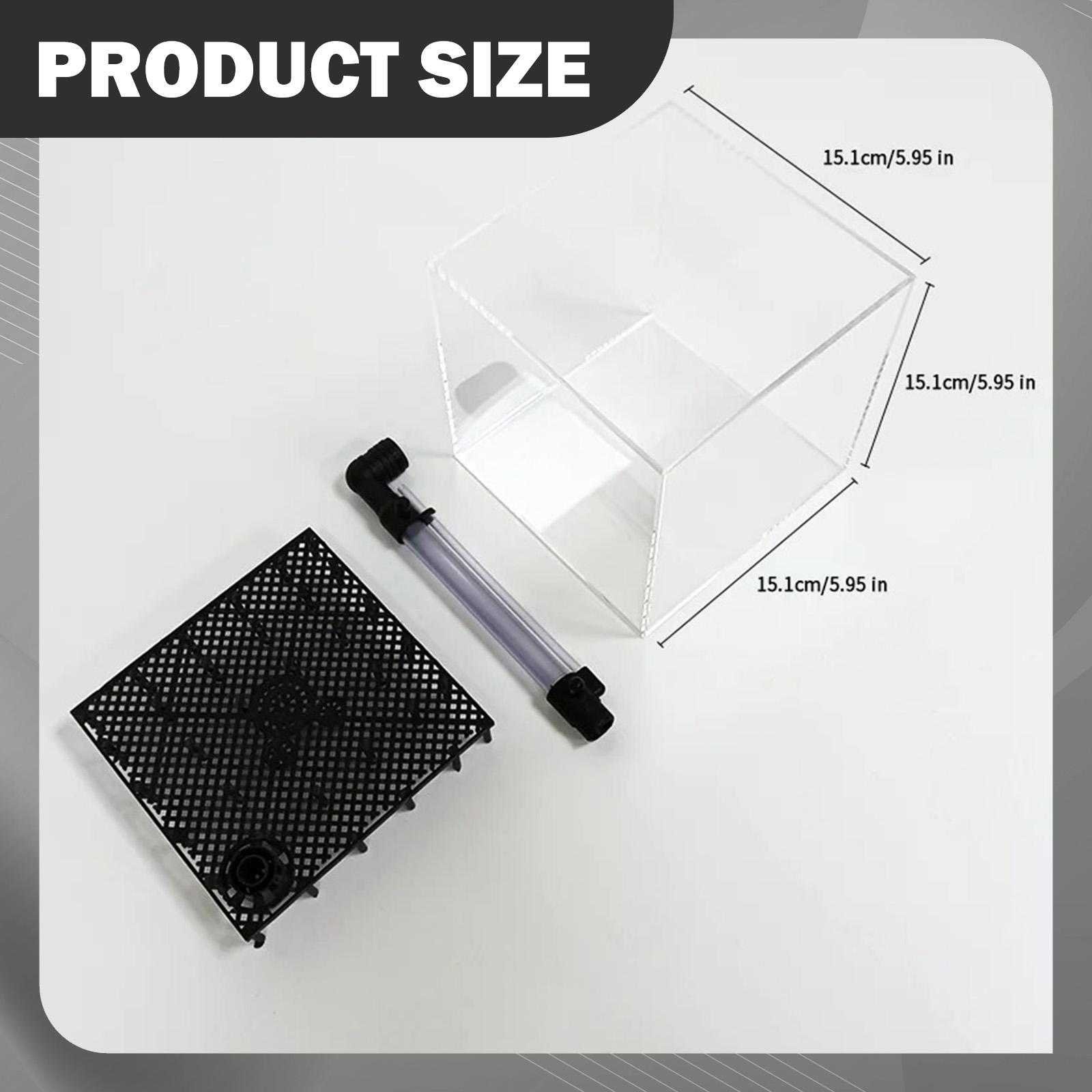 صندوق فلتر حوض أسماك شفاف من ا - مراجعة Planted Aquarium Undergravel Filter وسعره