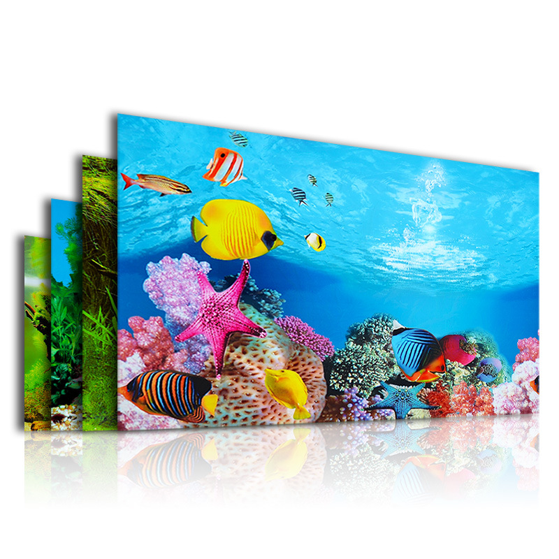 خلفية ثلاثية الأبعاد لحوض السم - مراجعة Planted Aquarium Wallpaper وسعره
