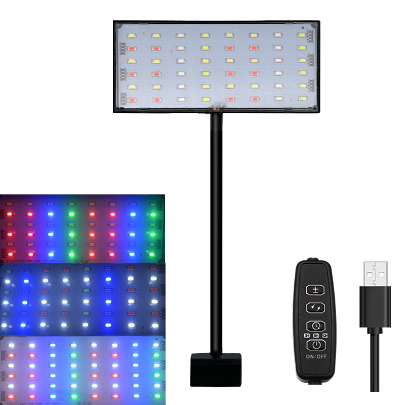 إضاءة LED كاملة الطيف لحوض الس - مراجعة Aquarium Plant Light Spectrum وسعره