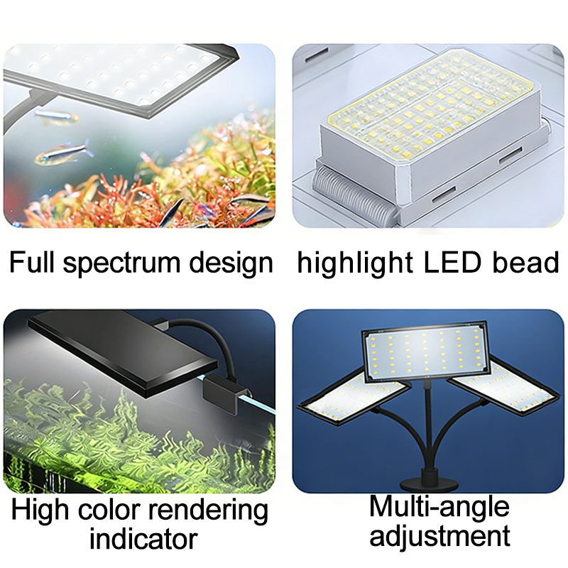 إضاءة LED كاملة الطيف لحوض الس - مراجعة Aquarium Plant Light Spectrum وسعره