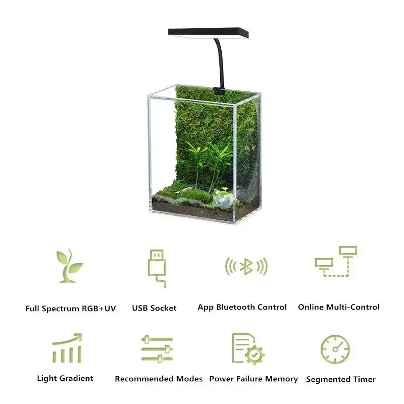 مصباح حوض السمك WEEK AQUA Mag  - مراجعة Aquarium Plant Light Spectrum وسعره