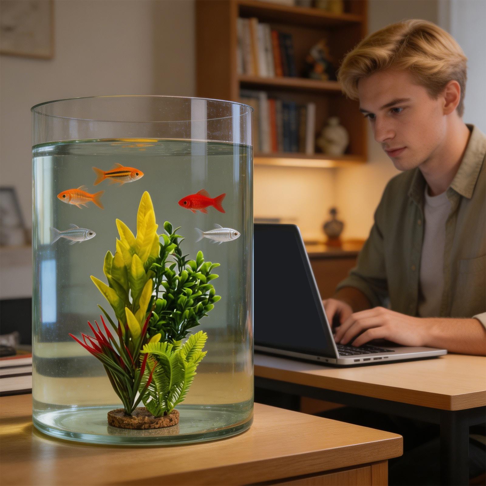 نباتات اصطناعية لتزيين أحواض ا - مراجعة Planted Aquarium Betta وسعره