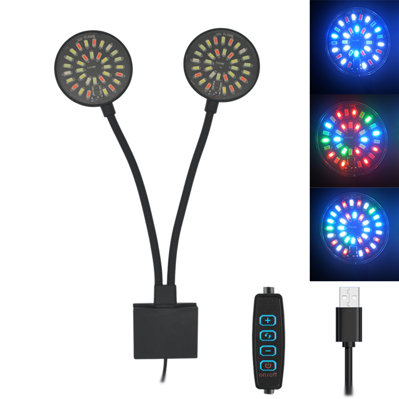 USB حوض السمك مصباح ليد خزان ا - مراجعة Aquarium Plant Light Spectrum وسعره