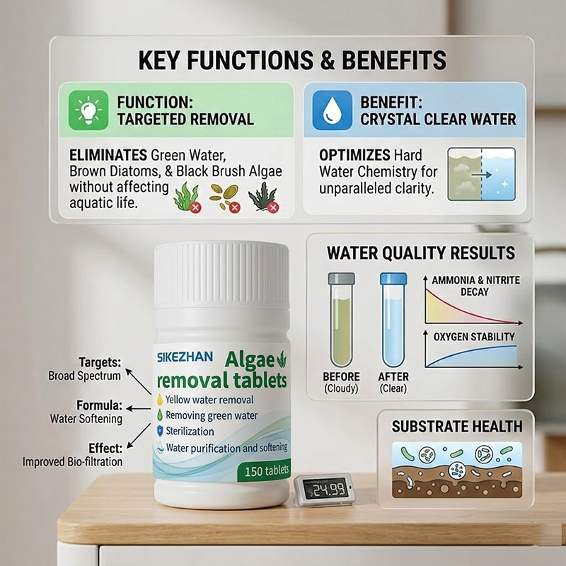 أقراص سريعة لإزالة الطحالب، من - مراجعة Planted Aquarium Algae Control وسعره