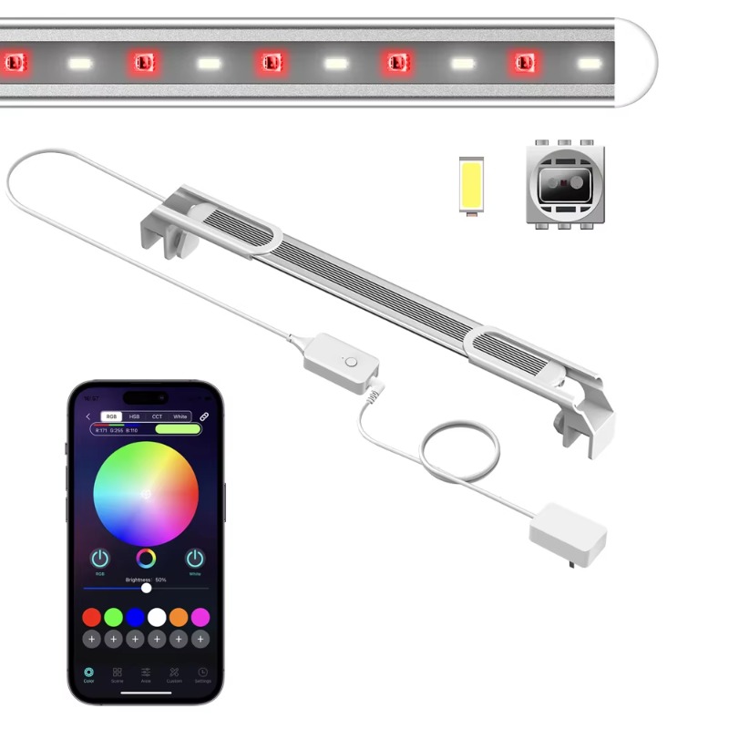 إضاءة ذكية LED لأحواض السمك من - مراجعة Planted Aquarium Algae Control وسعره