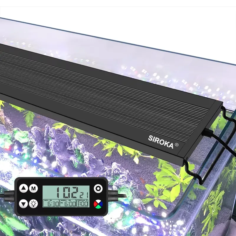 إضاءة حوض السمك LED كاملة الطي - مراجعة Aquarium For Planted Tank وسعره