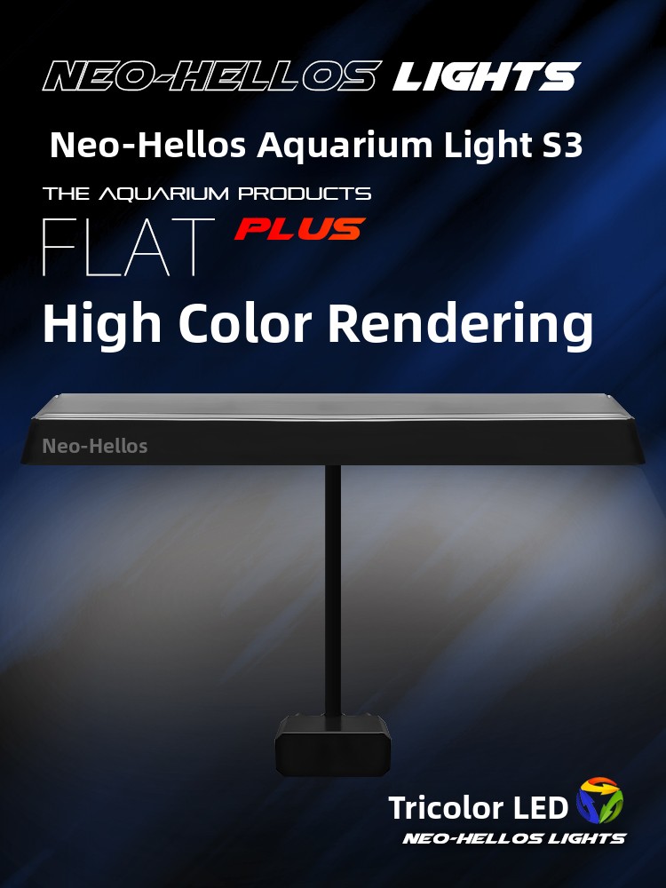 مصباح نيو إس 3 LED كامل الطيف  - مراجعة Planted Aquarium Algae Control وسعره