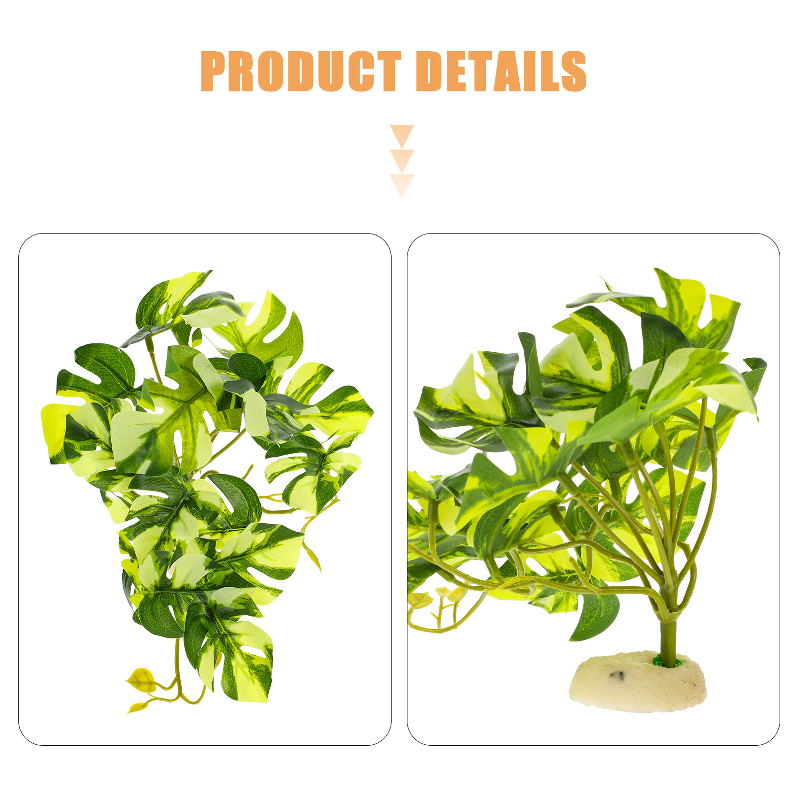 نبات اصطناعي واقعي من الراتنج  - مراجعة Aquarium For Planted Tank وسعره