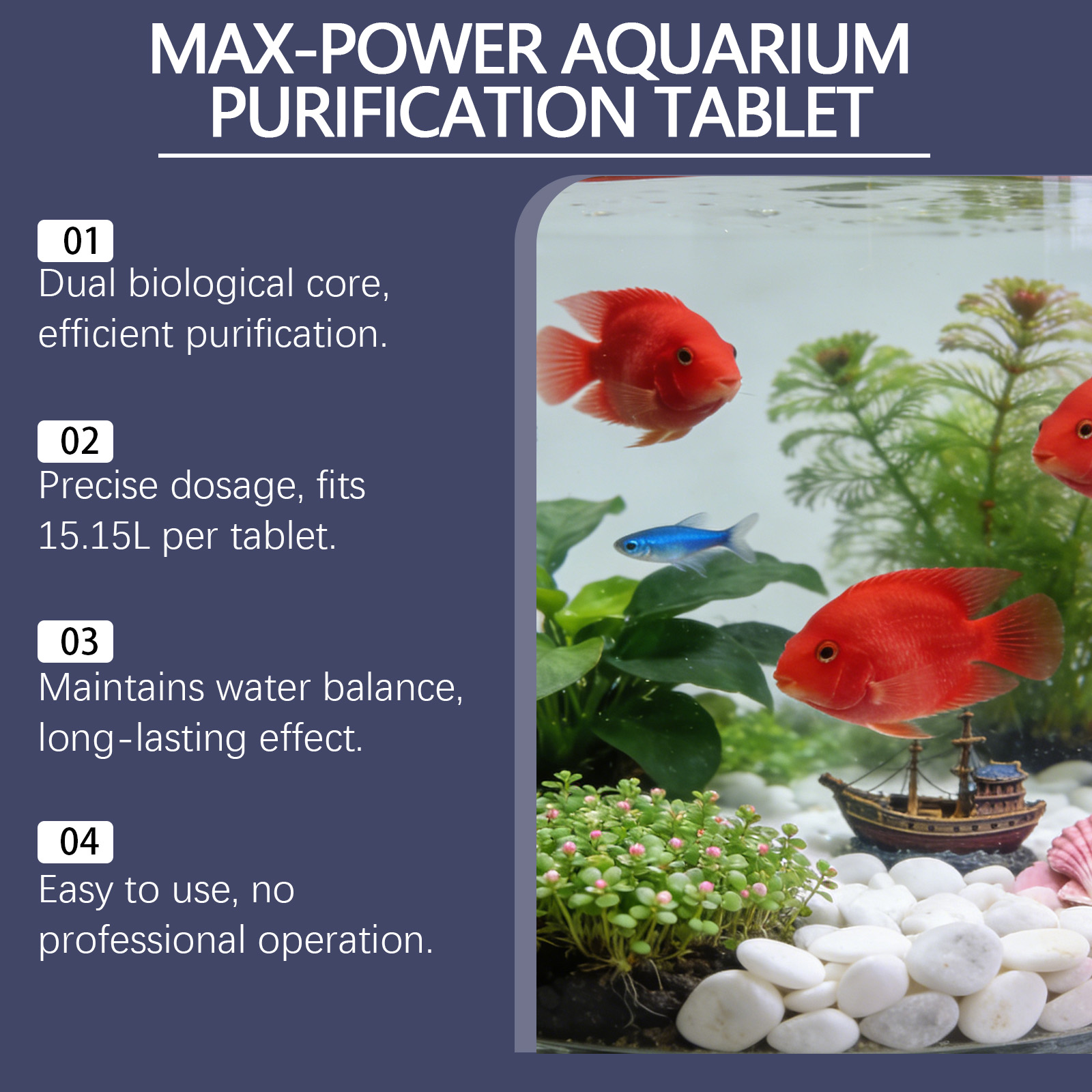 أقراص إزالة الطحالب لأحواض الس - مراجعة Planted Aquarium Cloudy Water وسعره