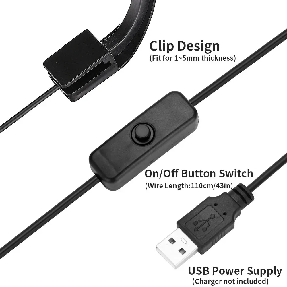 مصباح مشبك حوض السمك LED USB ل - مراجعة Planted Aquarium Water Temperature وسعره