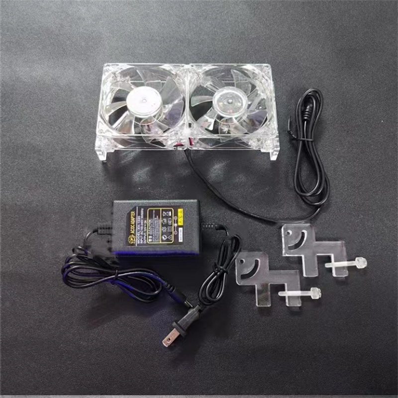 110 فولت ~ 240 فولت مروحة تبري - مراجعة Planted Aquarium Water Temperature وسعره