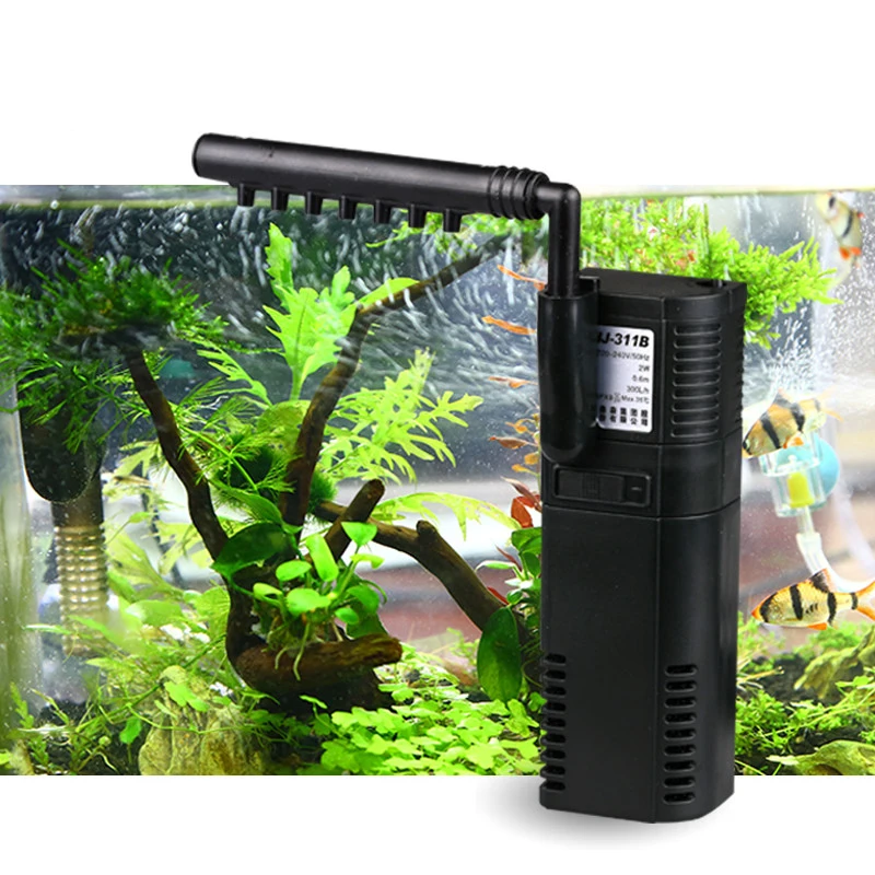 مضخة أوكسجين داخلي نانو صغيرة  - مراجعة Aquarium Planted Filter وسعره